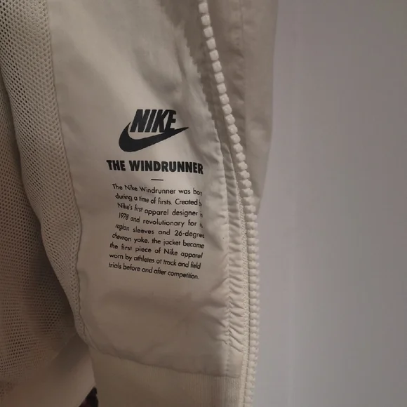 Nike White  Full-Zip Hoodie Unisex Size Large - Picture 7 of 9